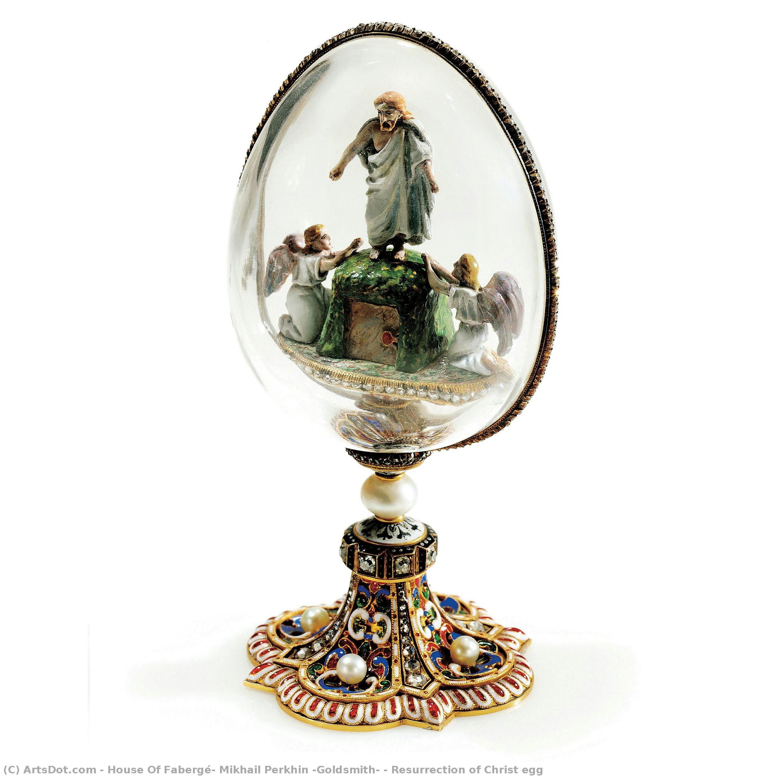 Resurrection Of Christ Egg — Casa Fabergé, Mikhail Perkhin (orfebre)