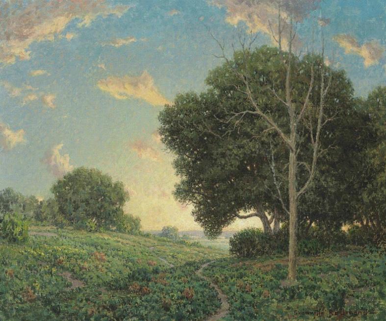 Sunset In The Valley — Granville Redmond