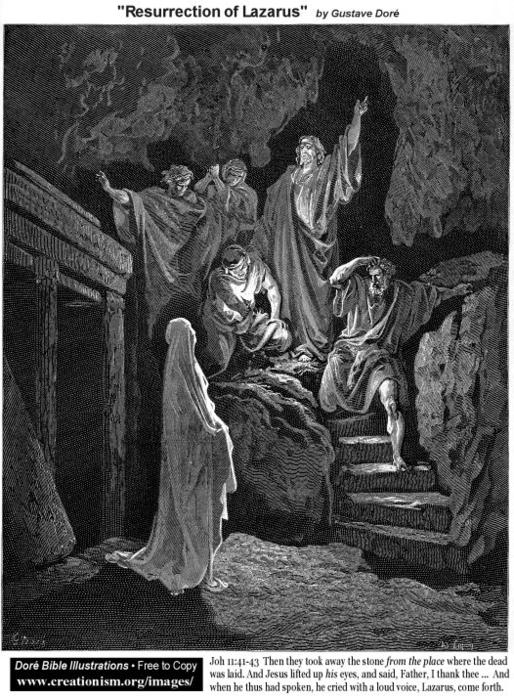 Resurrection Of Lazarus — Paul Gustave Doré