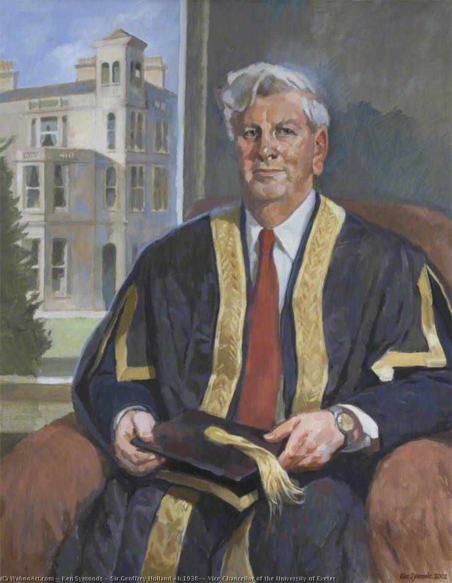 Sir Geoffrey Holland (b.1938), Vice Chancellor Of The University Of Exeter — Ken Symonds