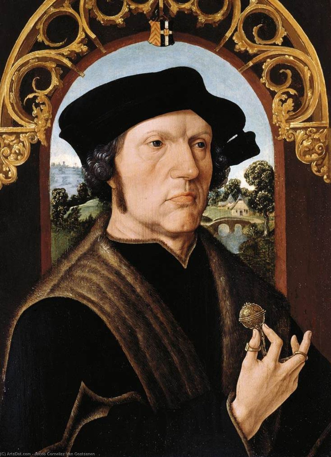 Portrait Of A Man — Jacob Cornelisz Van Oostsanen