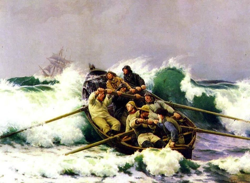 The Lifeboat — Laurits Tuxen