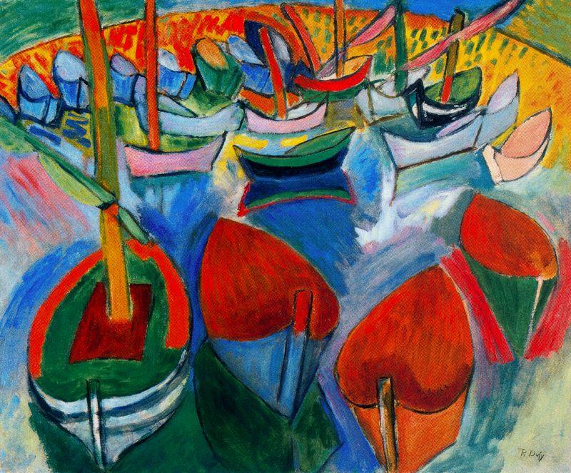 Boats At Martigues — Raúl Dufy