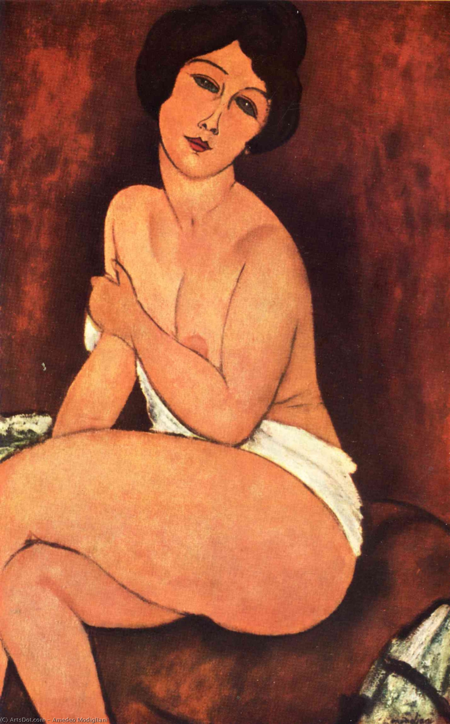 Large Seated Nude — Модильяни