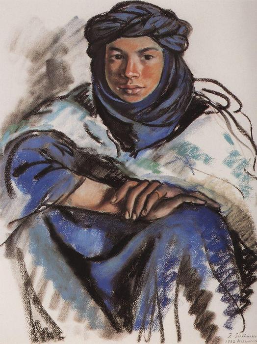 Moroccan In Blue — Zinaida Serebriakova