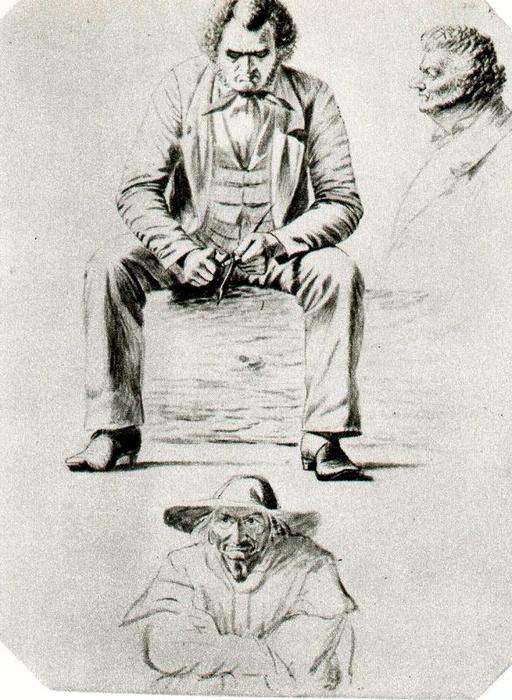 Study Of A Figure 33 — George Caleb Bingham