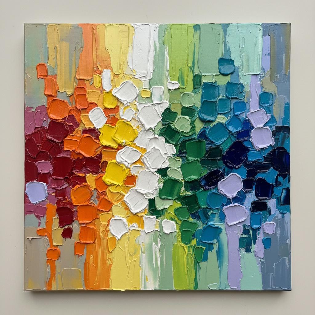 Radiant Convergence: An Explosive Symphony Of Ochre, Teal, And Sculptural Light — Christian Noiret