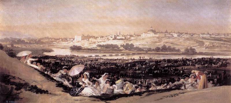 The Meadow Of San Isidro On His Feast Day — Francisco José De Goya Y Lucientes