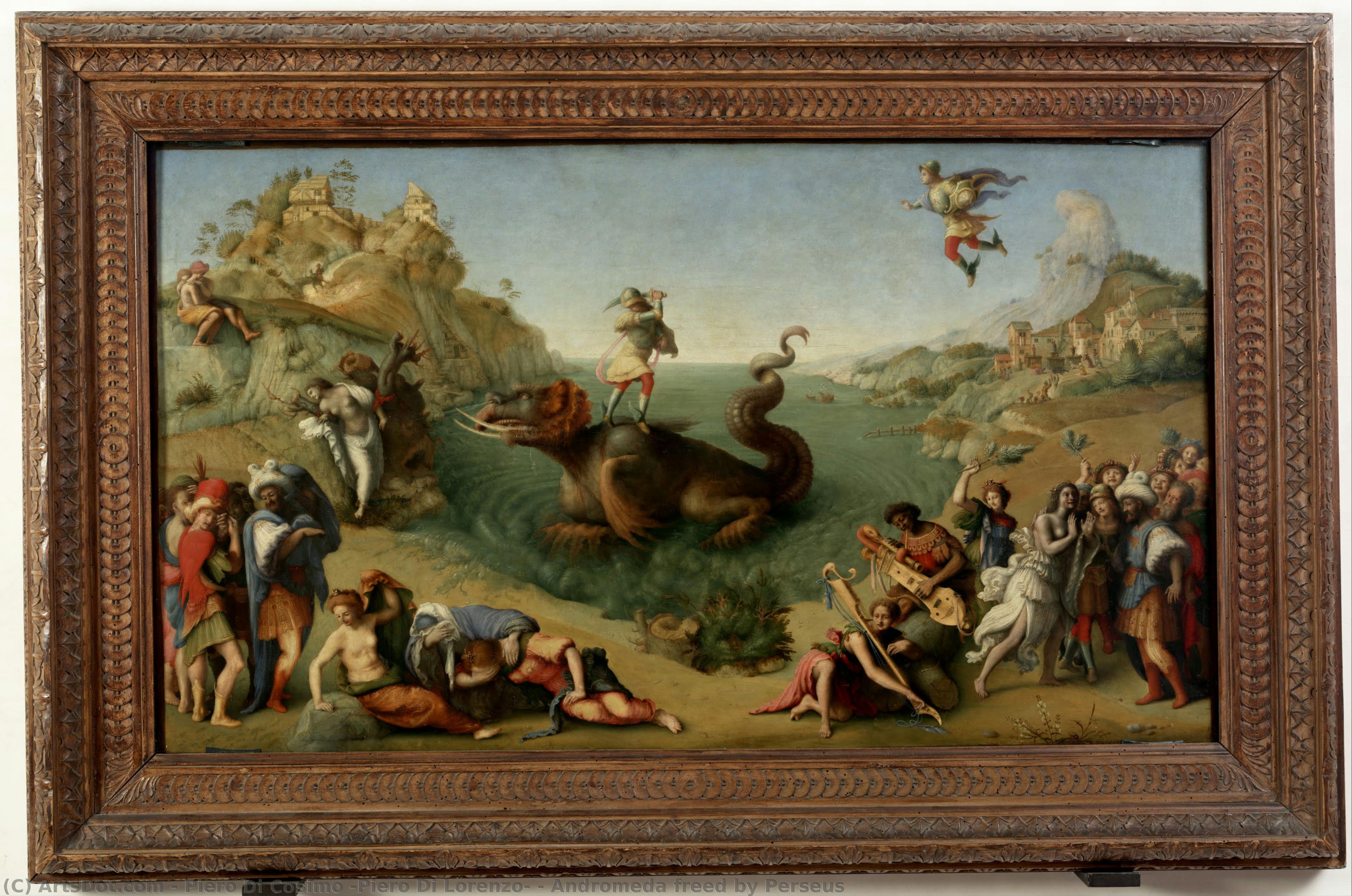 Andrómeda Liberada Por Perseo — Piero Di Cosimo