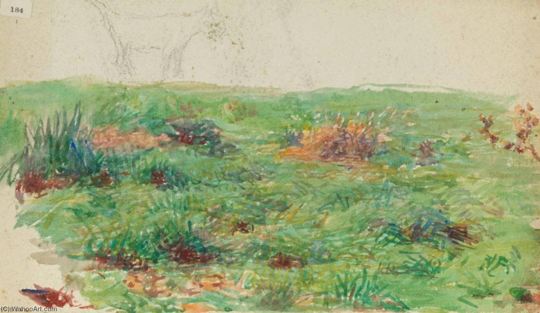 Landscape With Meadow — Thomas P Anshutz