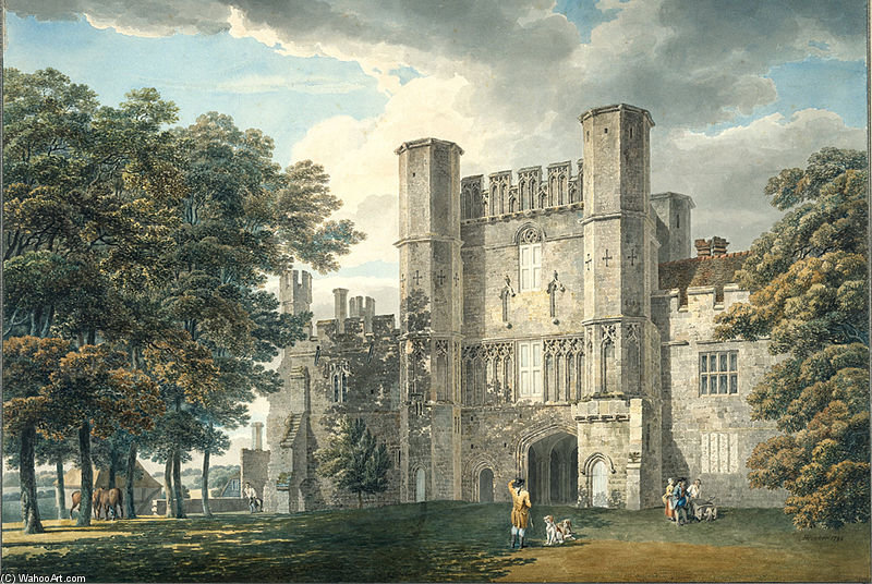 The Gatehouse Of Battle Abbey, Sussex — Michael Angelo Rooker