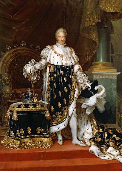 Portrait Of Charles X In Coronation Robes — Jean Baptiste Paulin Guérin
