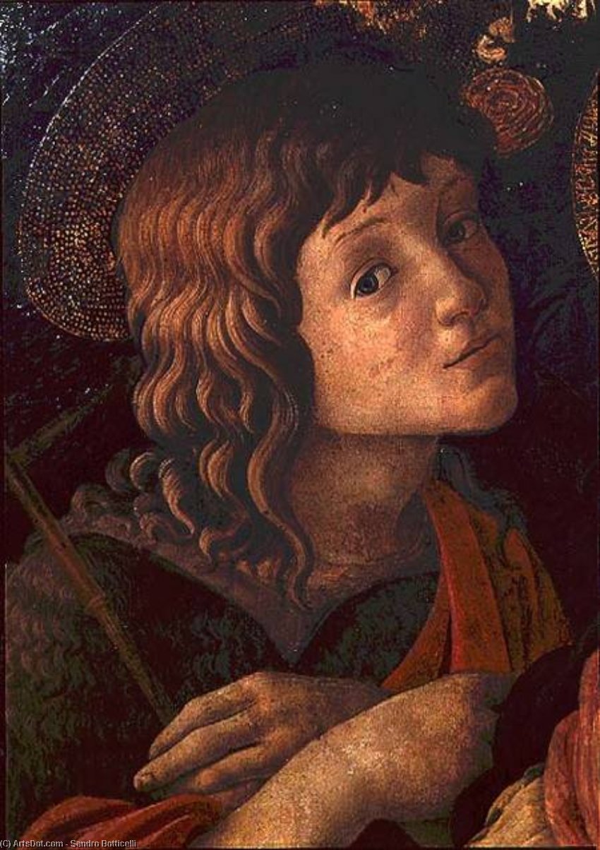 Madonna And Child With St. John The Baptist - — Sandro Botticelli