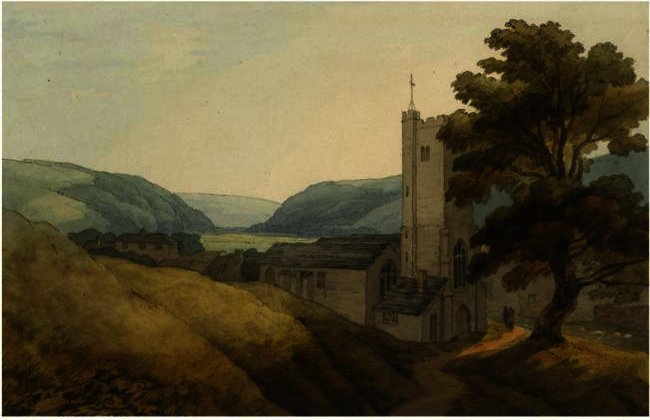 From The Churchyard At Dulverton, Somerset — John White Abbott