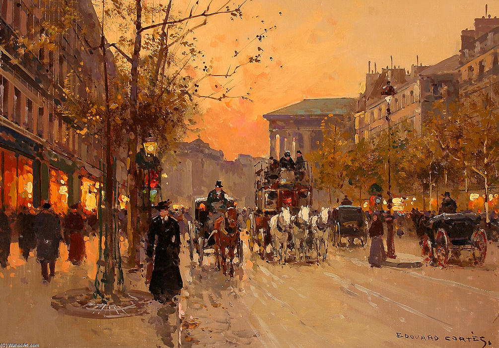 Boulevard De La Madeleine (8) — Edouard Cortès