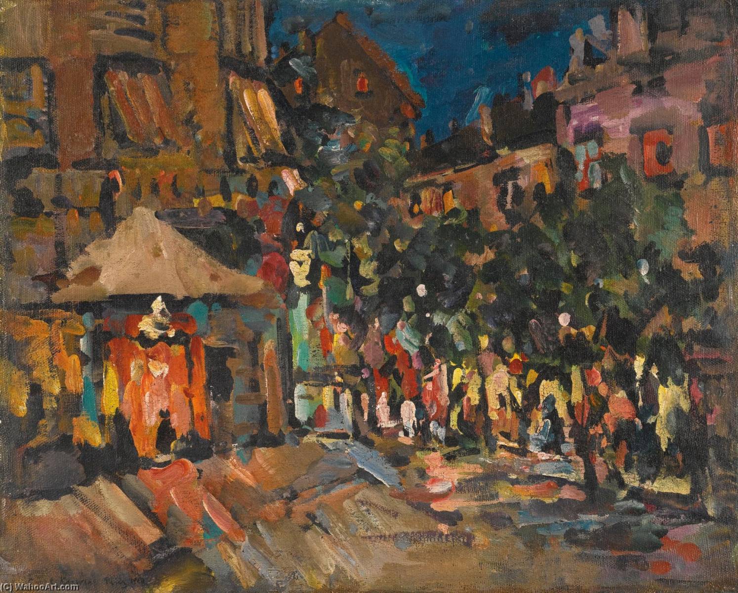 Paris By Night — Konstantin Alexeievitch Korovin