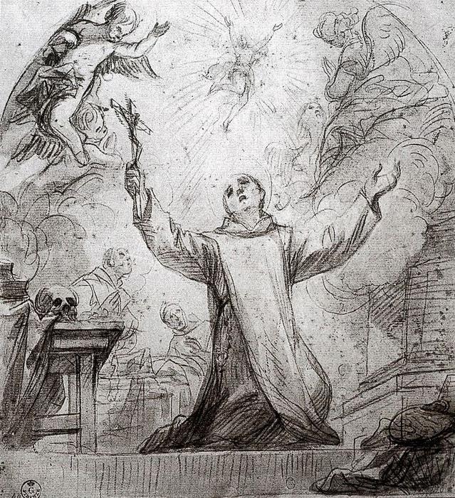 Death Of St. John Of God — Luca Giordano