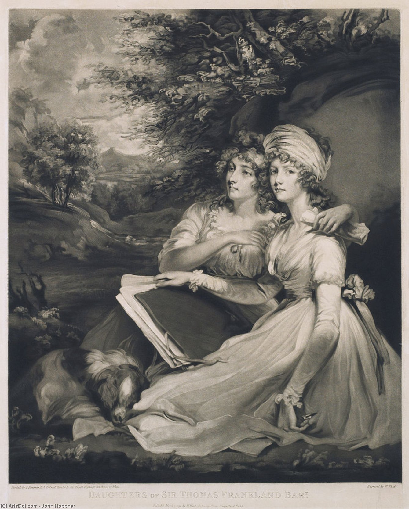 Daughters Of Sir Thomas Frankland Bart — John Hoppner
