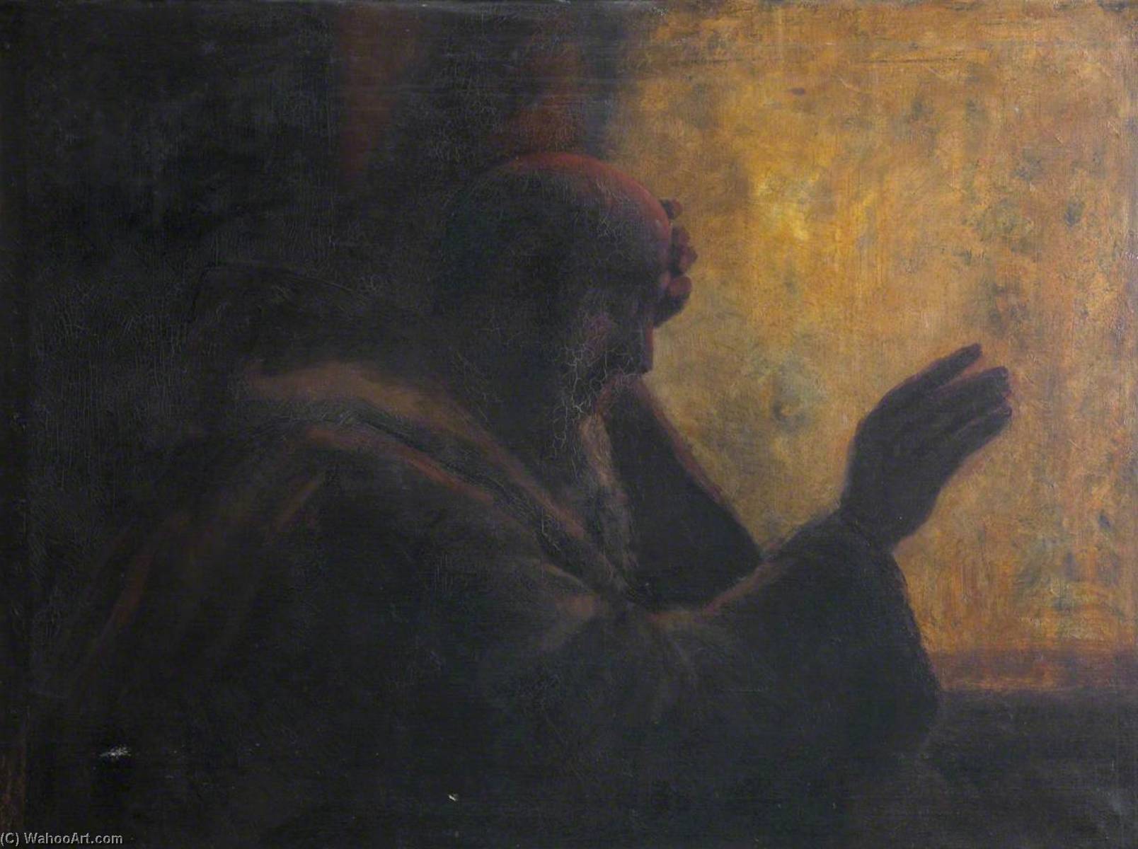 Portrait Of A Monk (said To Be A Self Portrait Of Thomas Stuart Smith) — Tomas Stjuart Smit