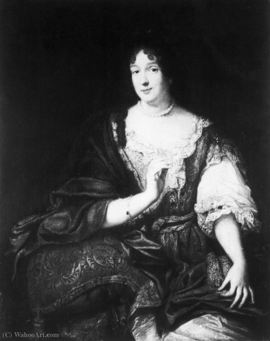 Portrait Of Marie Casimire Sobieska. — アレクサンドル・フランソワ・デポール