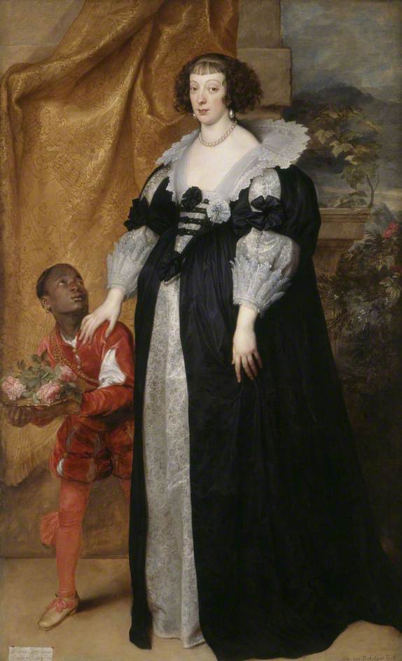 Princess Henrietta Of Lorraine (1611–1660), Attended By A Page — アントニ・ヴァン・ダイク