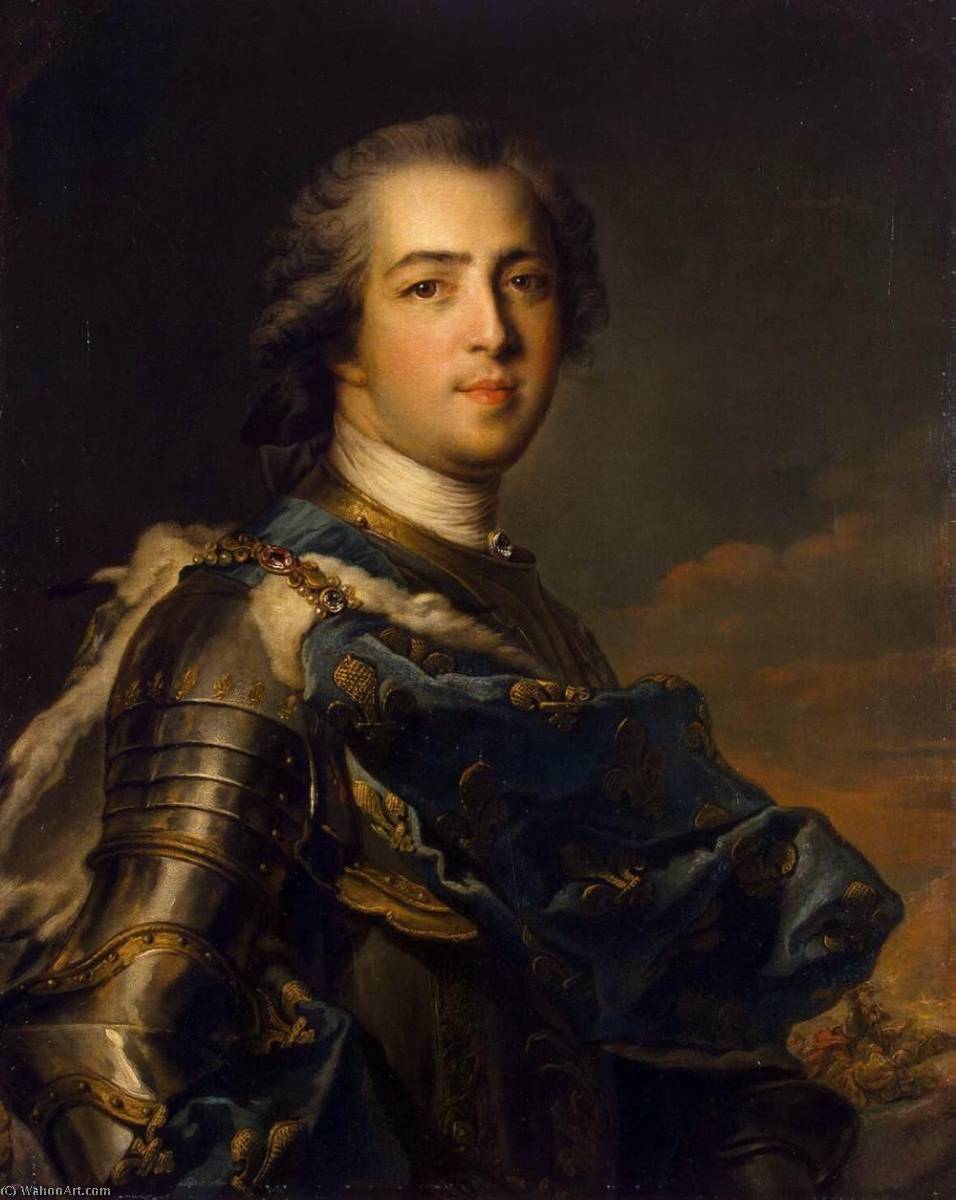 Portrait Of Louis Xv Of France — Marc Nattier