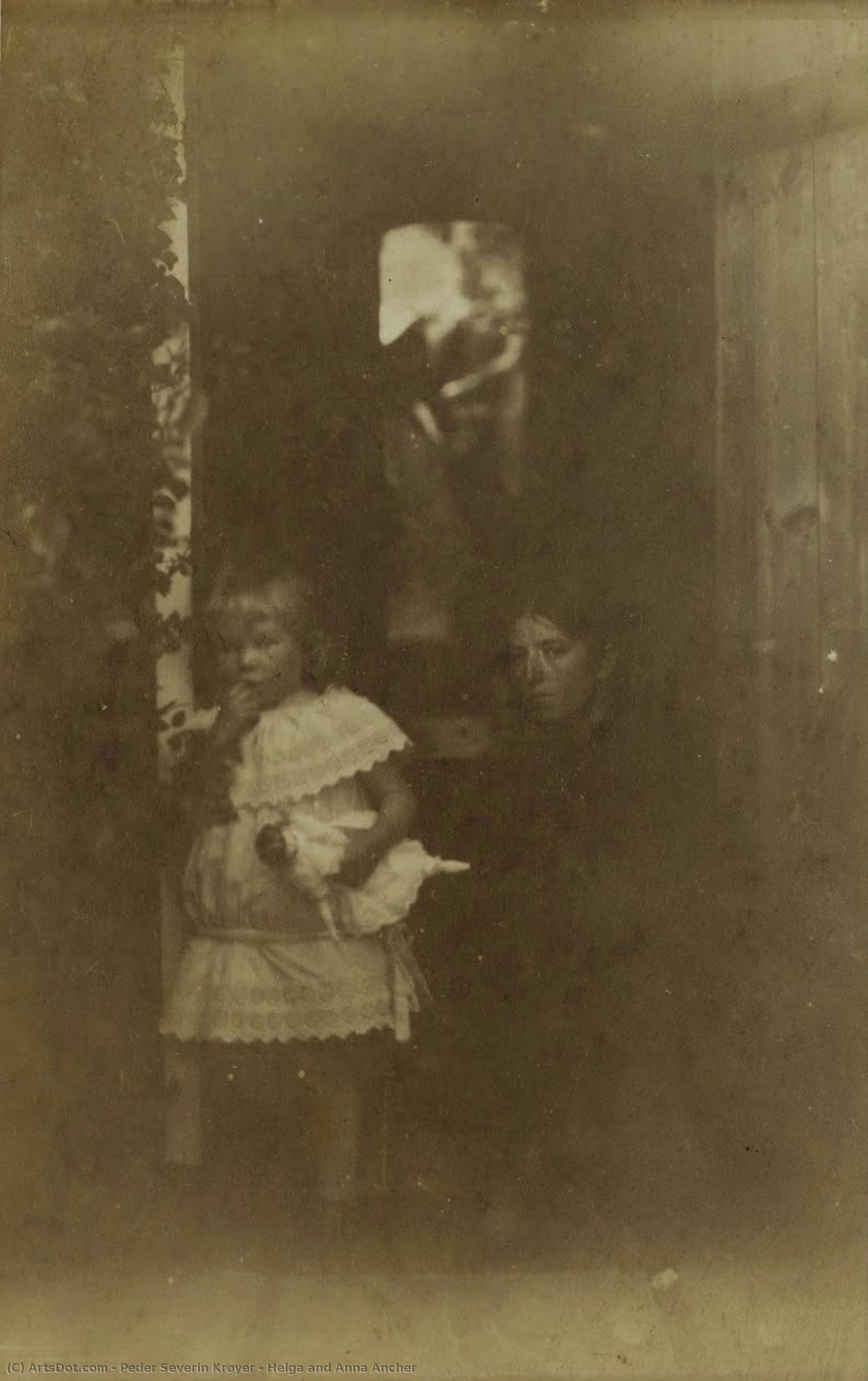 Helga And Anna Ancher — Peder Severin Krøyer