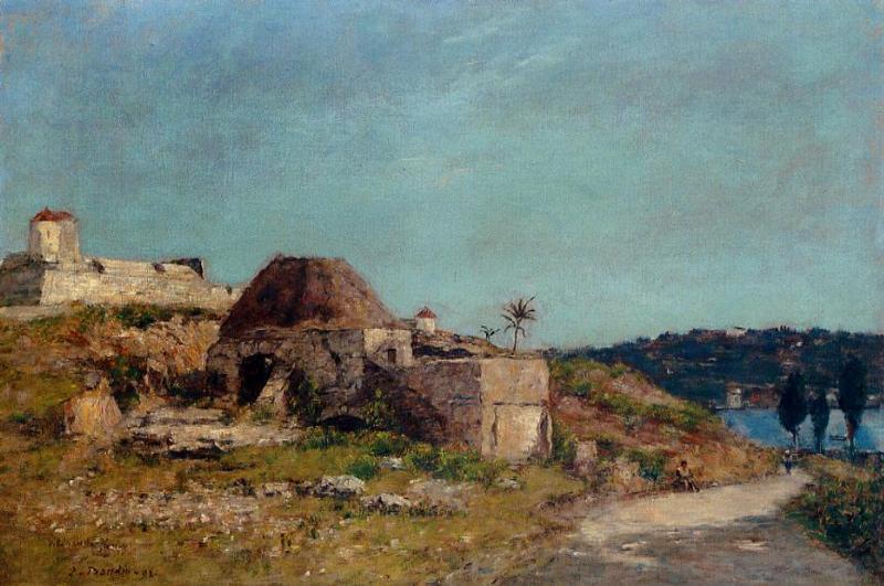 Villefranche, The Citadel — Eugène Louis Boudin