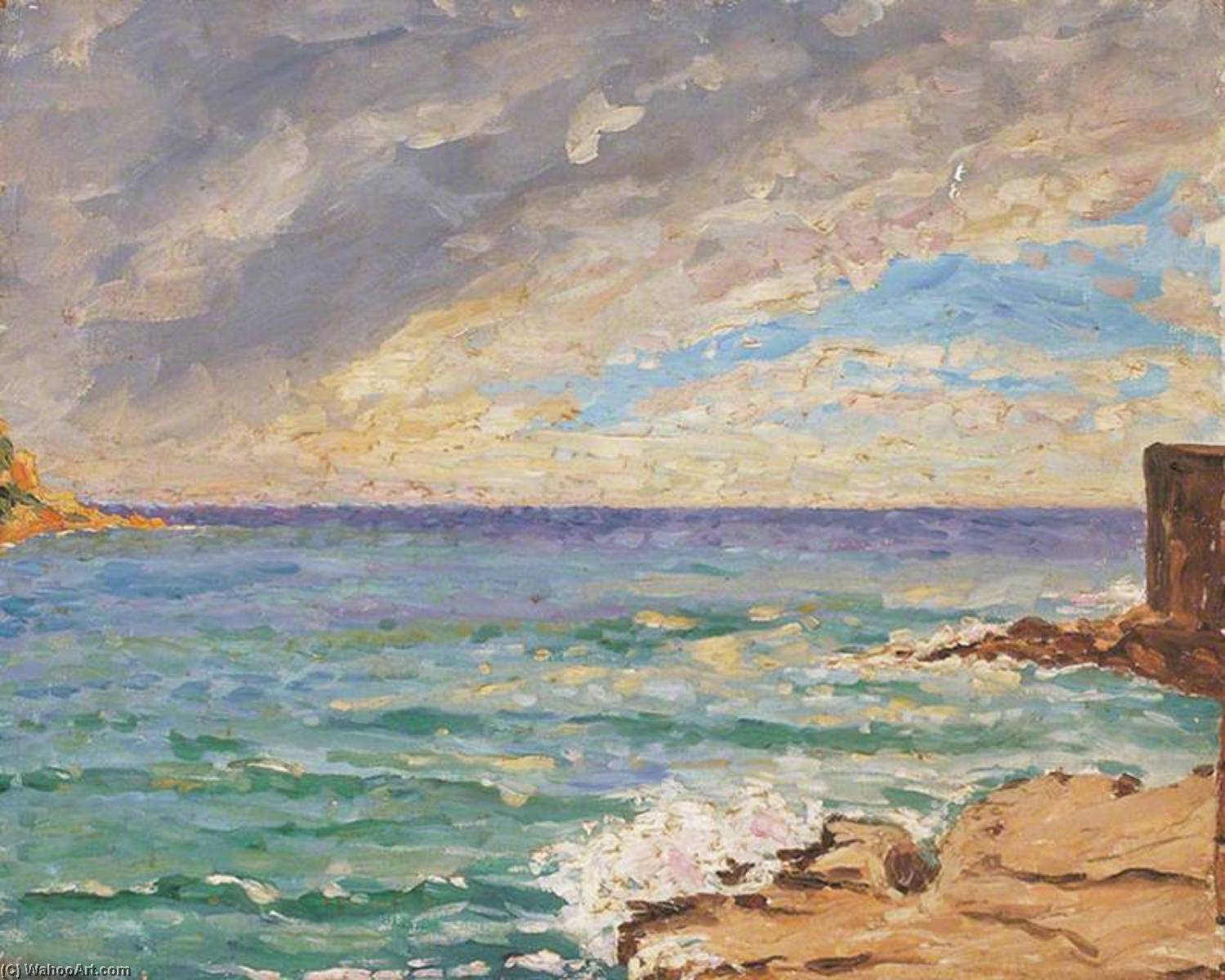 Coast Scene On The Riviera — Winston Spencer Churchill