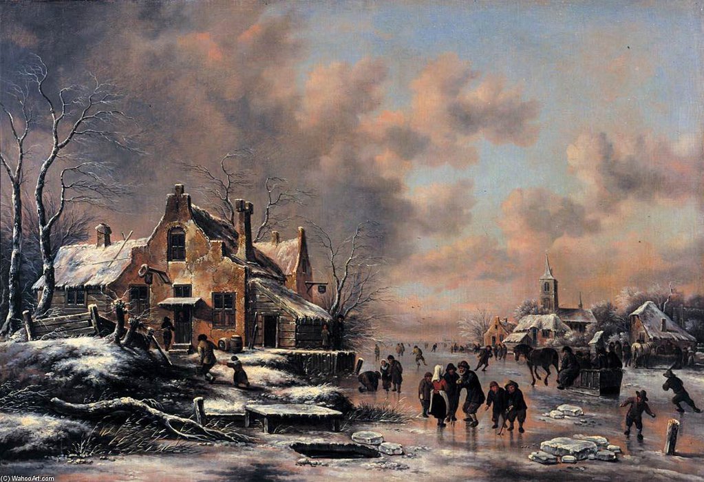 Winter Landscape — Klaes Molenaer