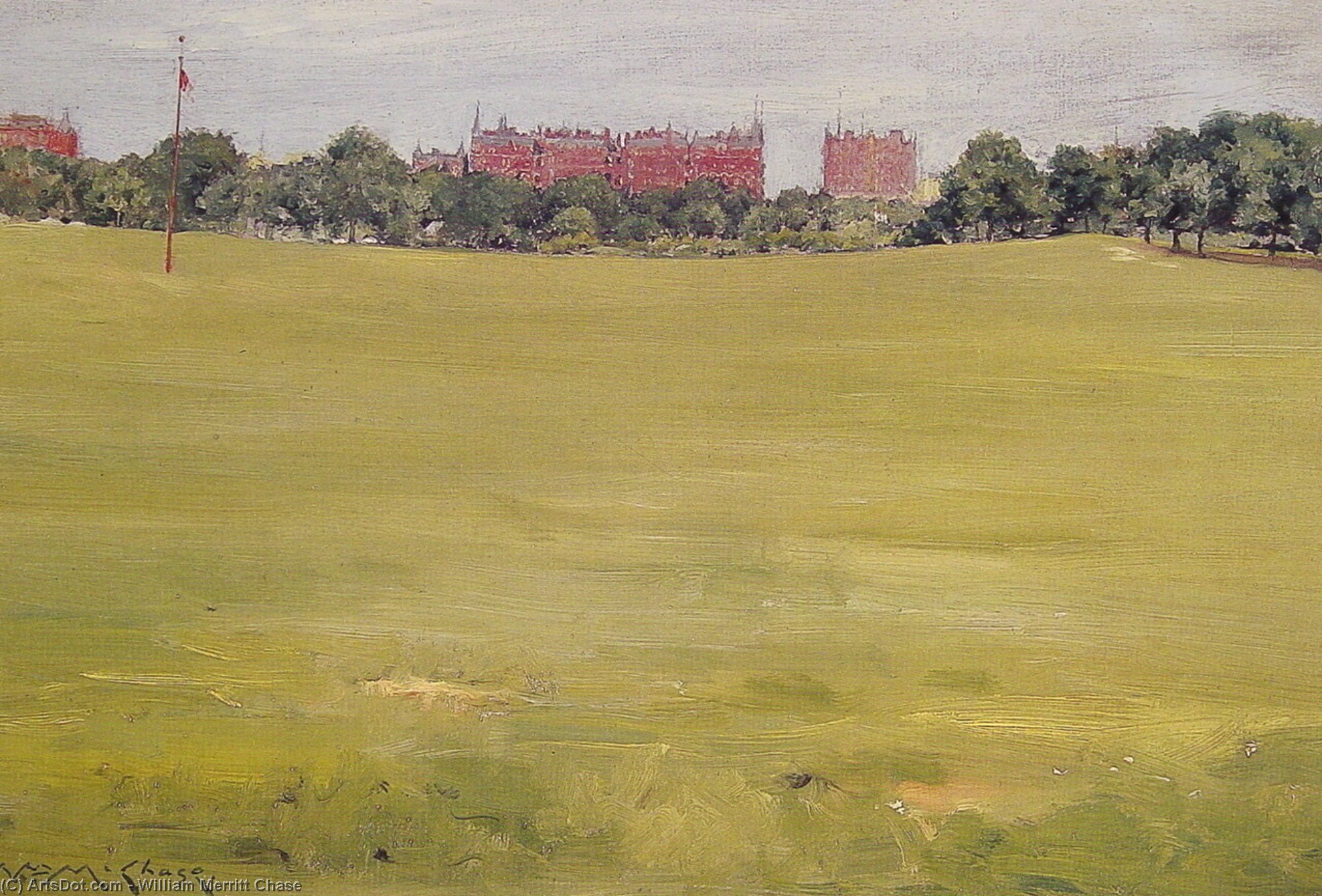 View From Central Park — William Merritt Chase