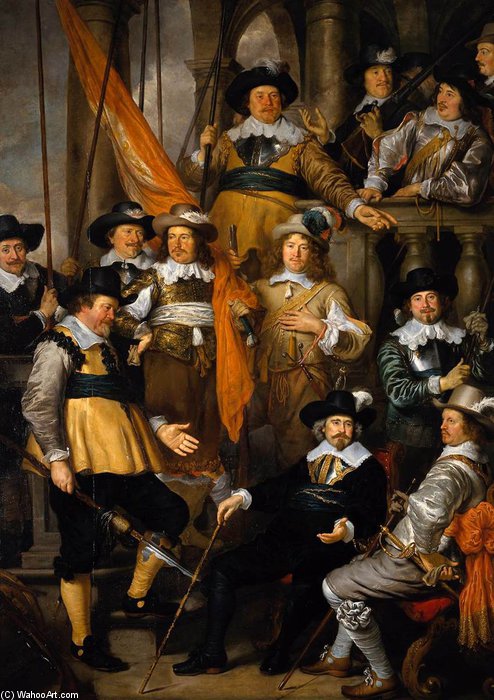 The Company Of Captain Albert Bas And Lieutenant Lucas Conijn — Govert Teunisz Flinck