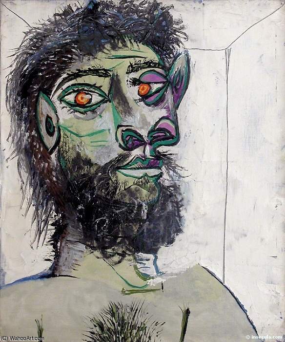 Tete D'homme Barbu — Pablo Picasso
