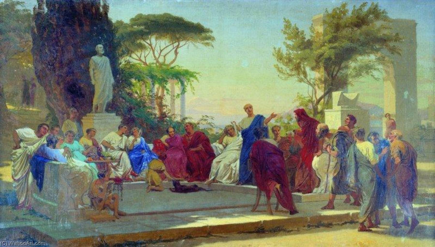 Horace Reading His Verses — Fedor Bronnikov