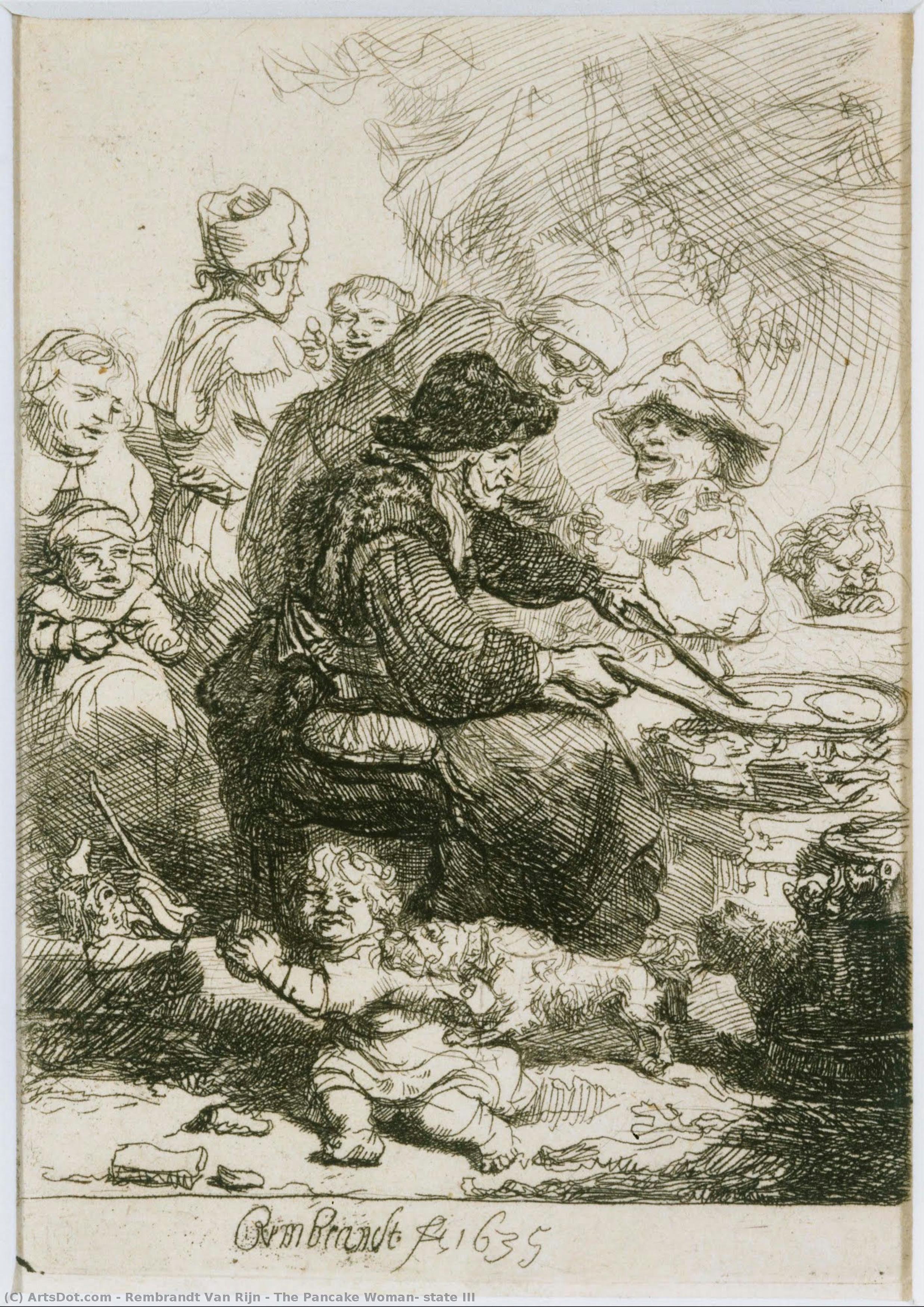 La Mujer Tortilla Iii — Rembrandt Van Rijn