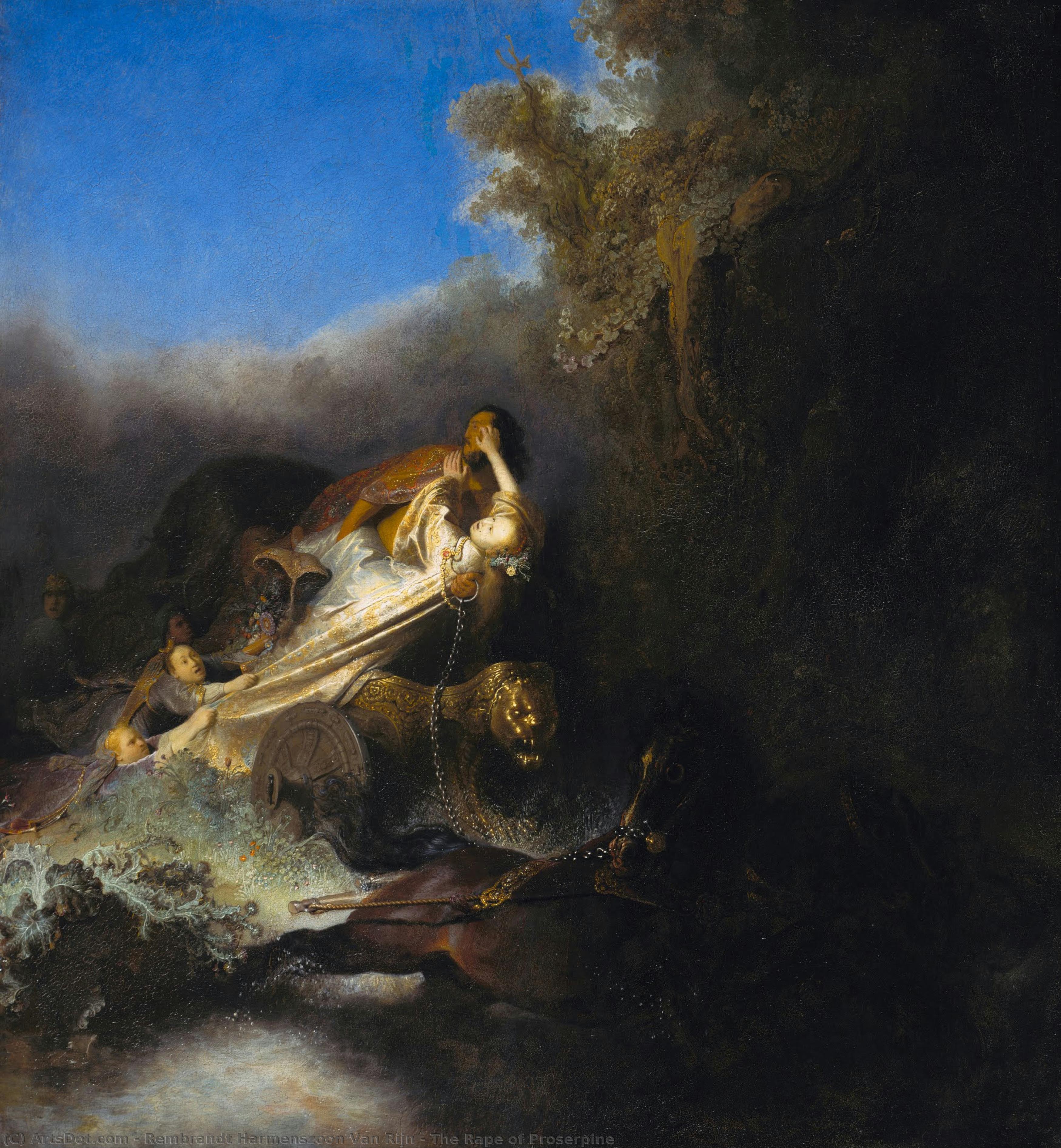 Die Entführung Der Proserpina — Rembrandt Van Rijn