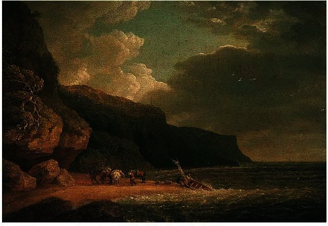 Fishermen Unloading Their Boats On The Shore — John White Abbott