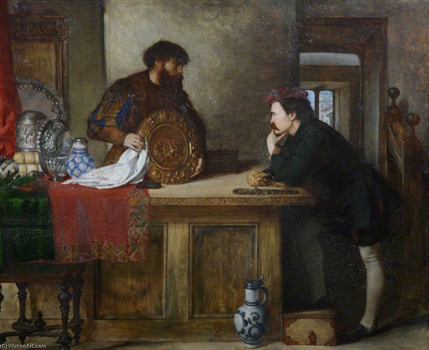 Benvenuto Cellini Selling Plate — William Fettes Douglas