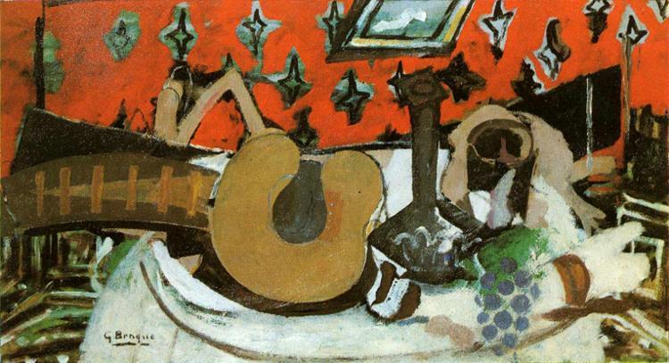 Still Life Mandolin Ii — ジョルジュ・ブラクエ