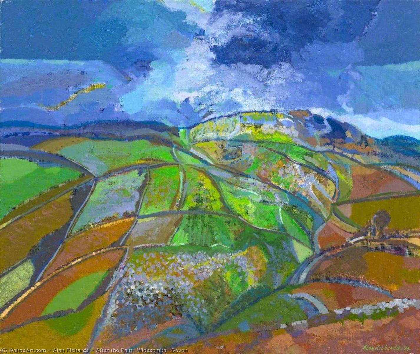 After The Rain, Widecombe, Devon — Alan Richards