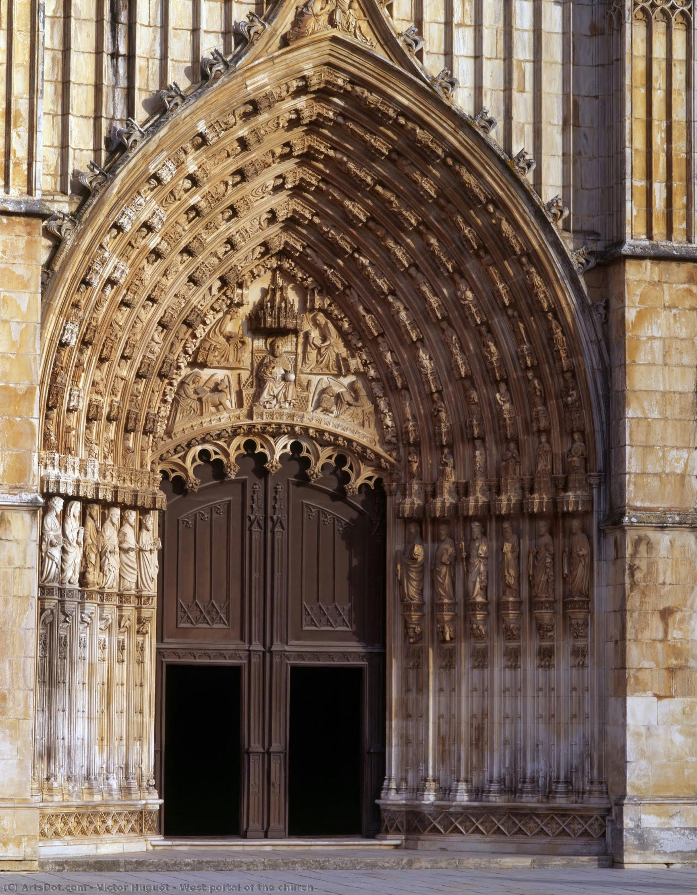 West Portal Of The Church — Victor Huguet