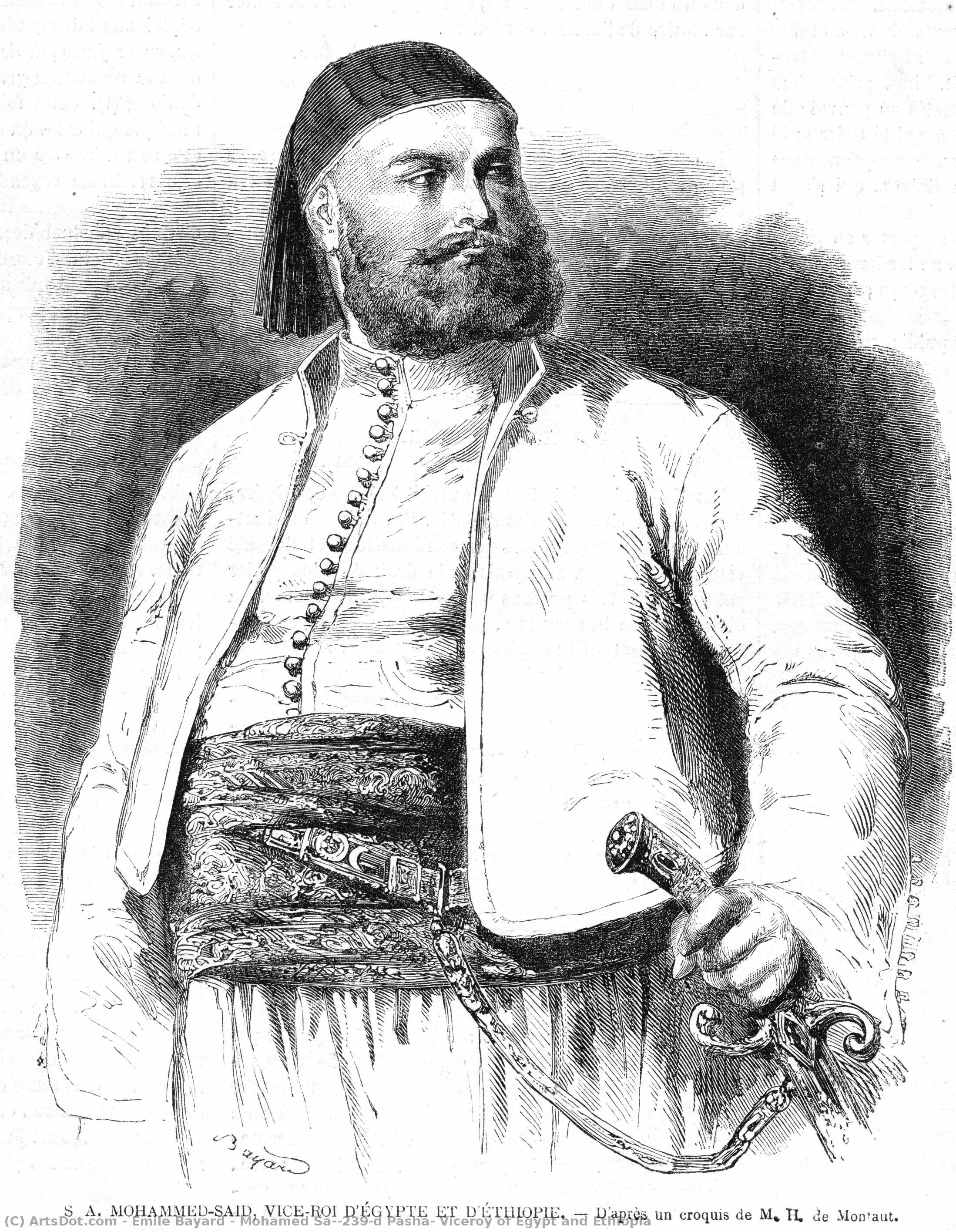 Mohamed Saïd Pasha, Viceroy Of Egypt And Ethiopia — Émile Bayard