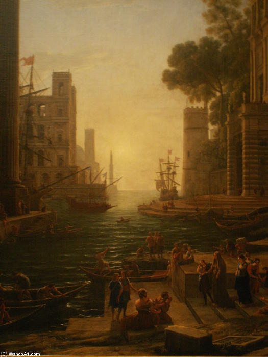 Embarkation Of St. Paula In Ostia — Claude Lorrain (claude Gellée)