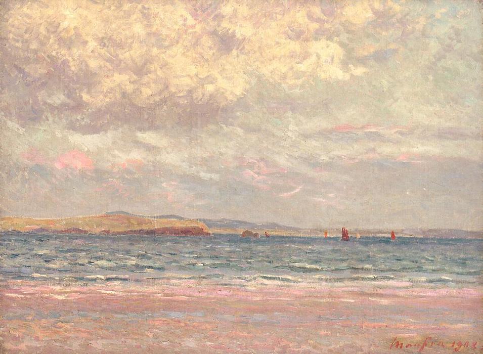 Evening, Morgat Beach — Maxime Emile Louis Maufra