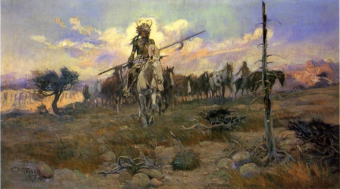 Bringing Home The Spoils — Charles Marion Russell