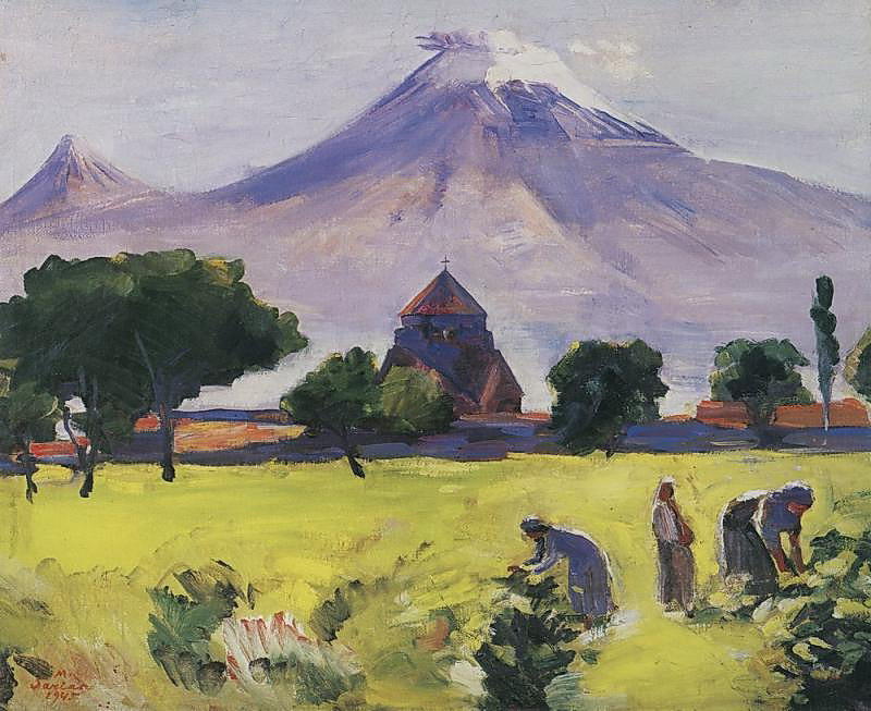 Ararat And Saint Hripsime Church — Martiros Sarian