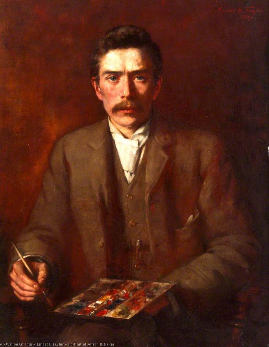 Portrait Of Alfred R. Baker — Ernest E Taylor