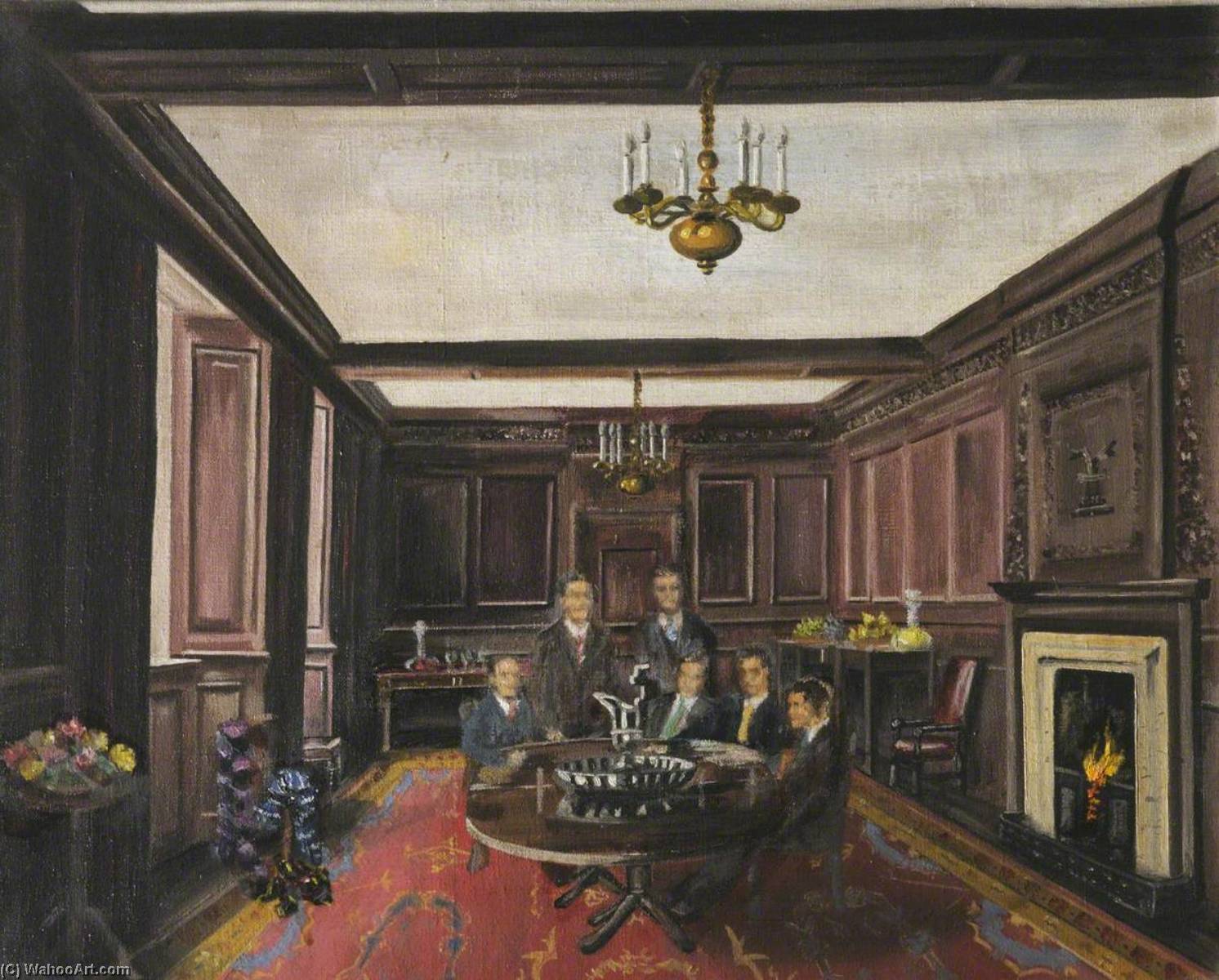 The Old Bursary With Figures — Cyril Norman Hinshelwood