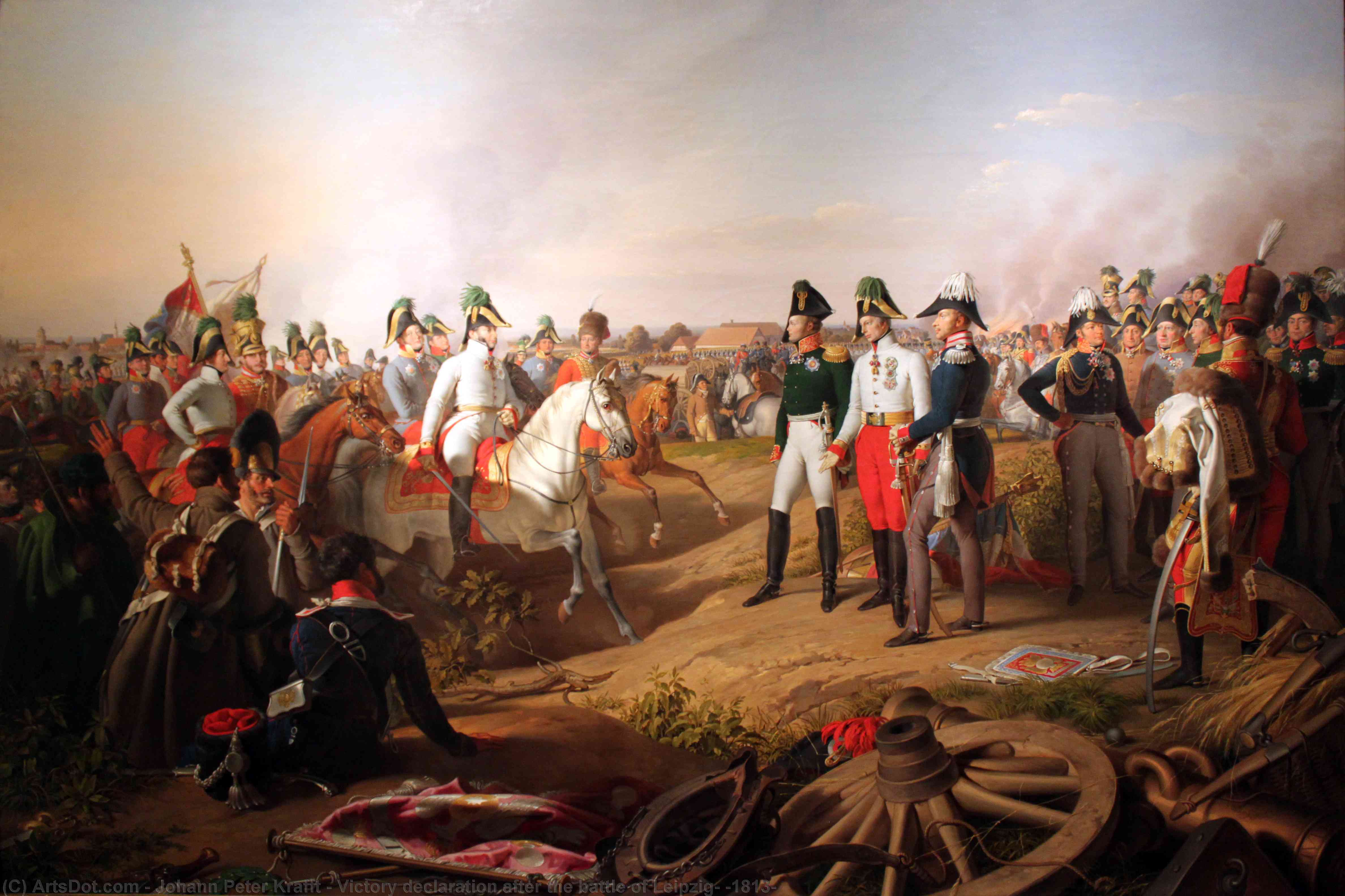 Victory Declaration After The Battle Of Leipzig, (1813) — Johann Peter Krafft