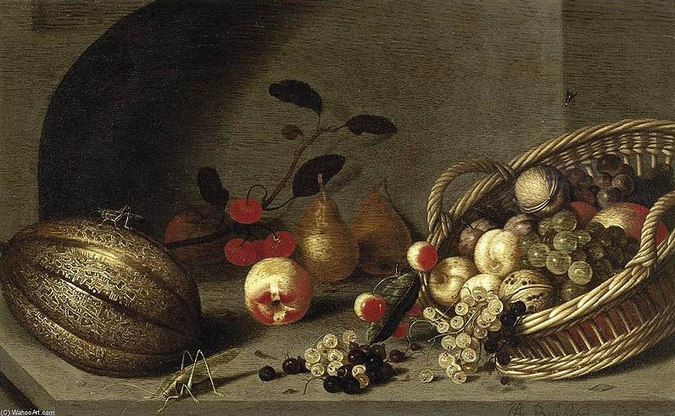 Still-life Of Fruit — Ambrosius The Younger Bosschaert
